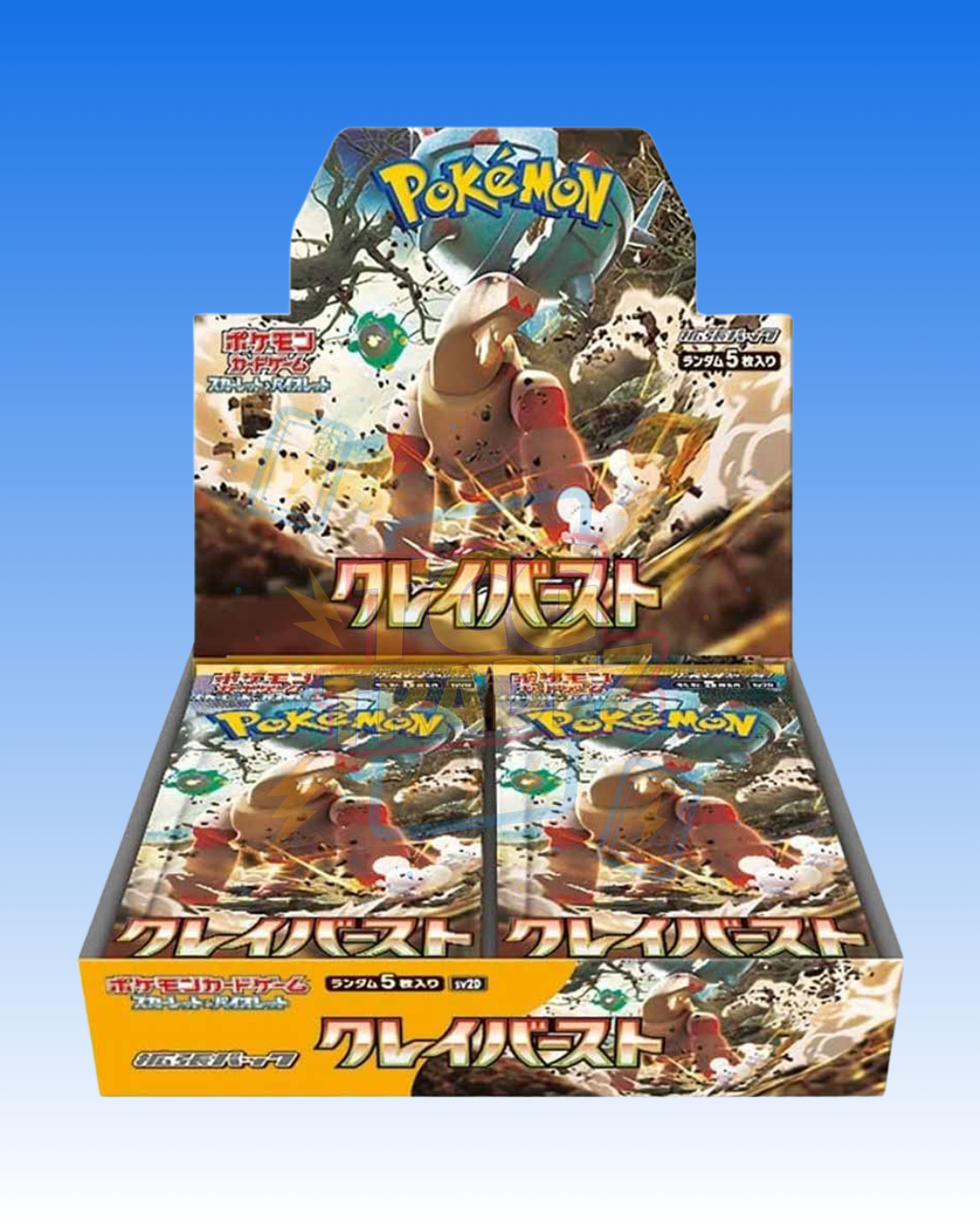 Clay Burst – Sealed Japanese Pokémon Booster Box